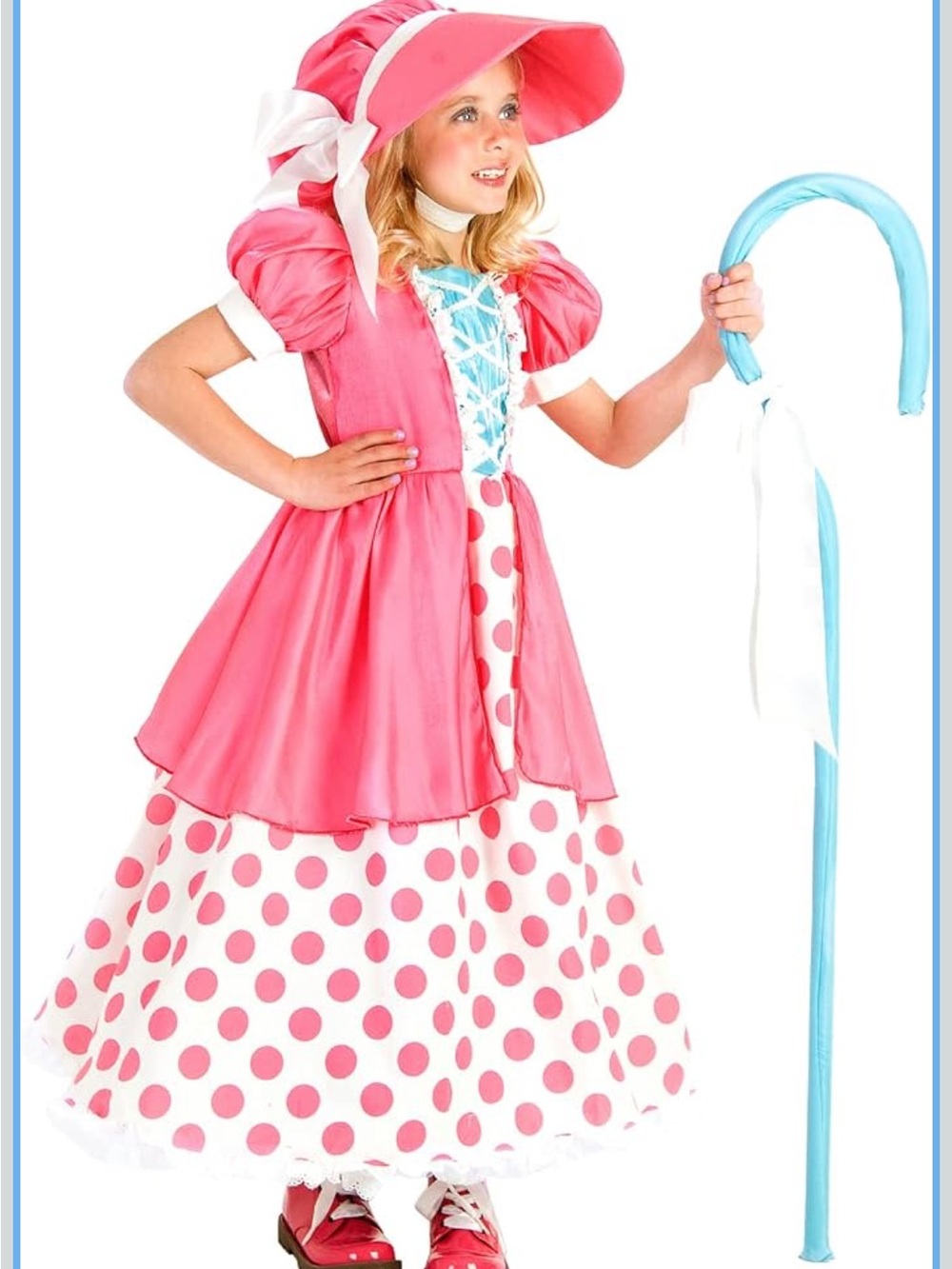 Princess Paradise Polka Dot Little Bo Peep Complete Costume Girls NEW